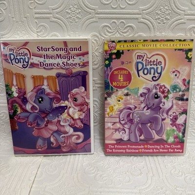 My Little Pony Lot Of Two DVDs Star Songs And The Magic Dance Shoes And More