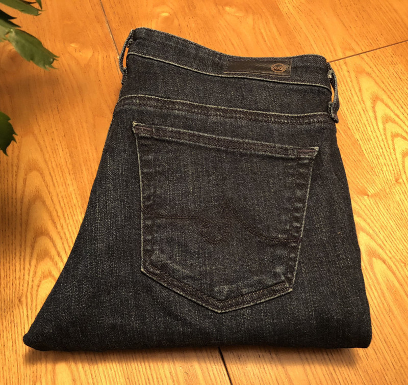 WOMENS AG ADRIANO GOLDSCHMIED THE STEVIE CUFF SLIM DENIM JEANS SIZE 26 X 25 NWOT