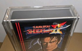 Magnetic Top Clear protective acrylic case 99% UV block for Neo Geo AES READ!