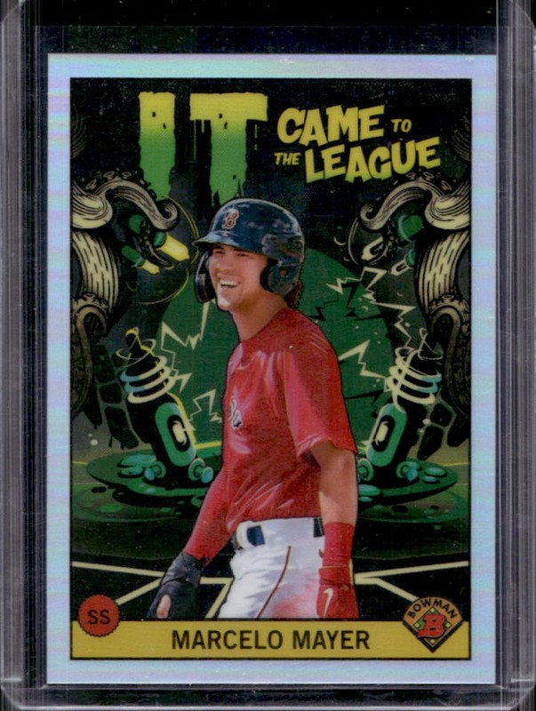 2022 Bowman Chrome Marcelo Mayer It Came to the League #ICFL-3 Red Sox