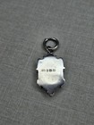 Antique Victorian Large Sterling Silver Etched Locket - Bird Design - England  — photo 10
