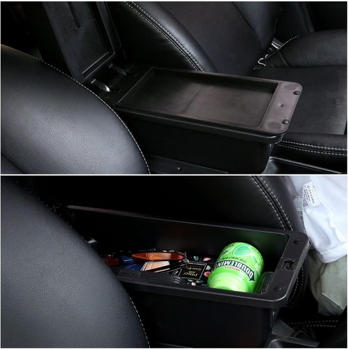 Armrest Box for Nissan March Micra 2011-2016 Double Layer Storage w/ 3 USB Ports - Picture 7 of 7