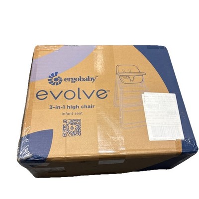 Ergobaby Evolve Baby Essentials Portable High Chair, Natural Wood