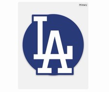 3  LA Dodgers Sticker Baseball Vinyl Decal Matte Finish Dishwasher Safe