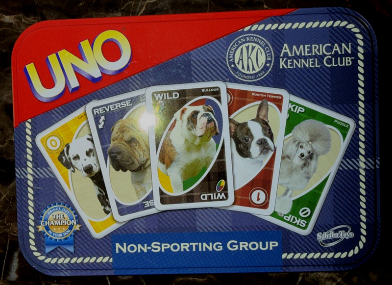 American Kennel Club Uno Card Game Non Sporting Group Never Used Mint Condition