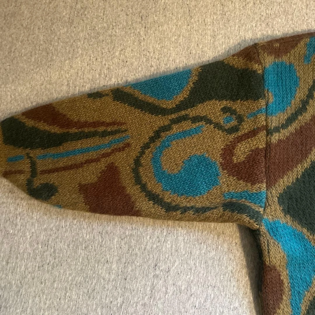 Vestopia Multicolor Knit Sweater Mohair Blend XL Design Marble image 7
