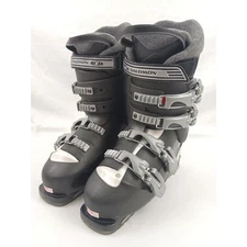 Salomon Performa TF Ski Boots Black Womens Size 26.0 US 9 Alpine Skiing