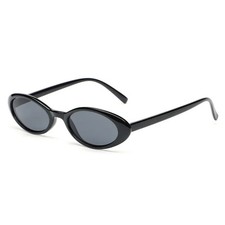 Small Oval Sunglasses Women Retro Fashion black Colorful Shades Trendy Eyewear