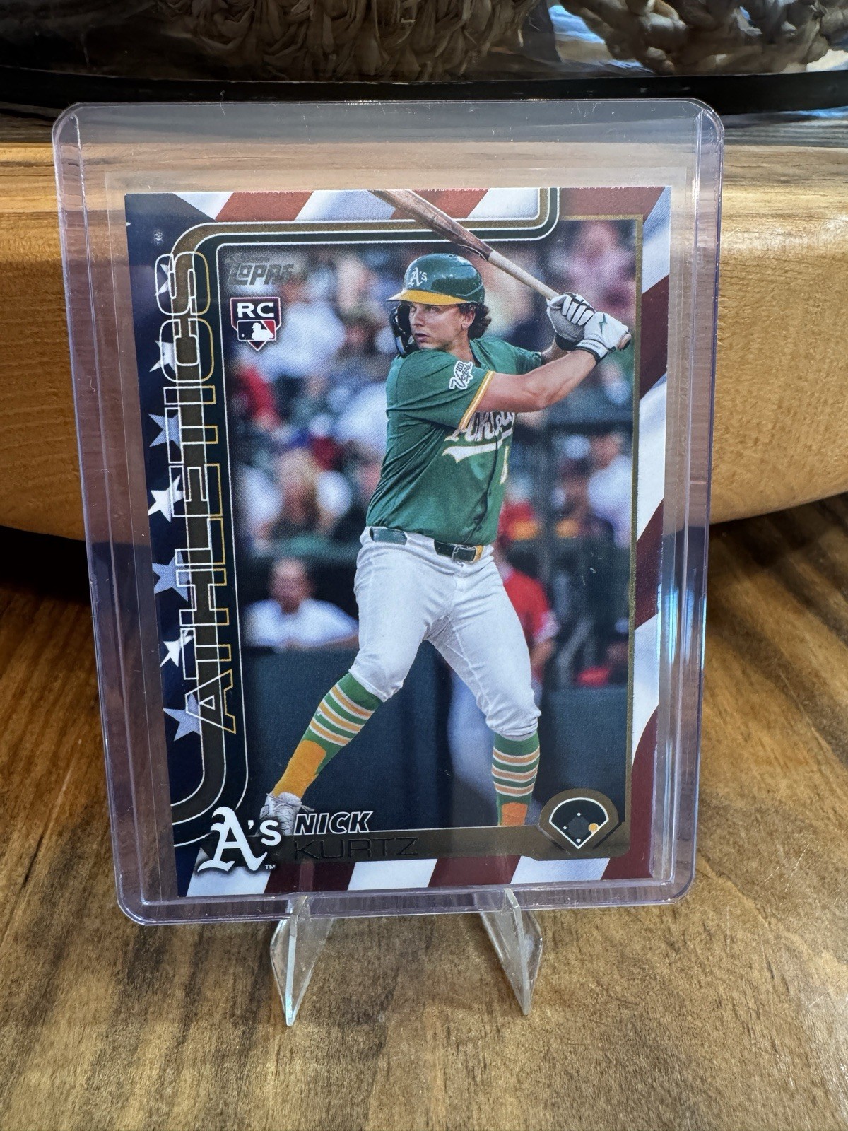 2025 Topps Update Series Nick Kurtz Independence Day /76 Rookie Card (RC) #US201