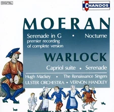 E.J. MOERAN & Peter WARLOCK - Vernon Handley - Ulster Orch (CD, 1990, Chandos)