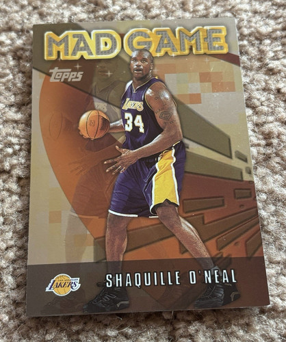 SHAQUILLE O'NEAL MG2 2001 Topps Chrome Mad Game Basketball Card