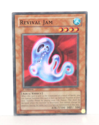 2003 Yu-Gi-Oh! Labyrinth of Nightmare 1st Edition Revival Jam LON-006 Super Rare