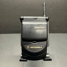 Motorola StarTAC ST7868W Flip Phone Vintage SPRINT, Untested