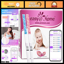 50 Ovulation Test Strips  20 Pregnancy Test Strips Combo Kit - Accurate  Relia