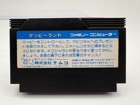 MAPPY LAND Japan Famicom with Box & Manual US Seller FC0516