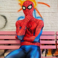 New Spiderman 4 Brand New Day Jumpsuit Cosplay Costume Adult Kids Suit Halloween