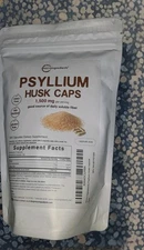 Microingredients psyllium capsules. NEW. 500 capsules! 500mg per 