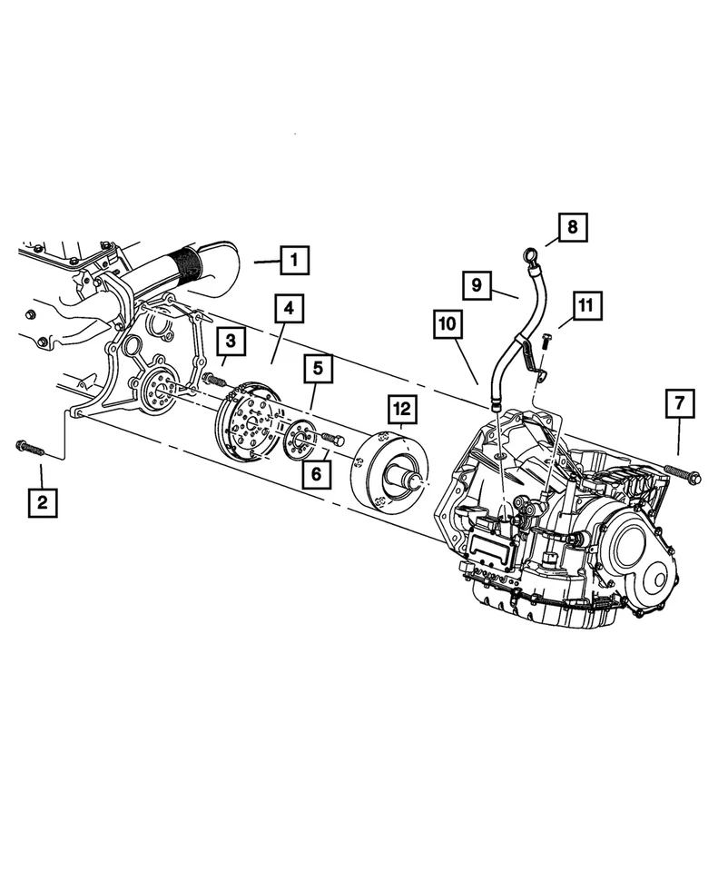 Placa de transmisión Mopar original 4736190 Foto 3 de 3