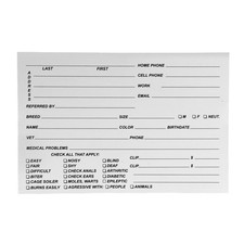 Kennel Cards 4 x 6 - Perfect for Grooming Sal...