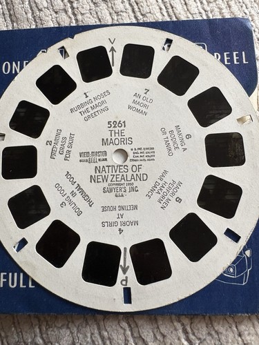 The Mãoris,Natives of New Zealand, View-Master Reel, 3 DimensionPictures 5261 - Picture 2 of 3
