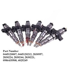 6x 2830957 4025249 Common Rail Fuel Injector For Cummins Engine Isbe 4b3.9