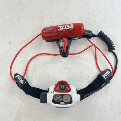 Petzl NAO+ LED Headlamp w/ Rechargeable Battery Pack Black/Red/White