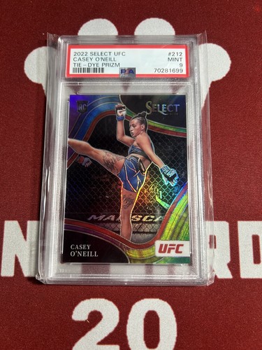 2023 Select UFC Casey O’Neill Octagonside Tie Dye Rookie RC /25 PSA 9