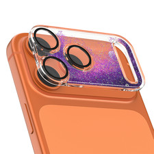 Dynamic Glitter Quicksand Camera Lens Protector Cover For iPhone 17 ProMax