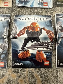 LEGO Bionicle Instructions Manual Lot 8973 8974 8976 8977 8944 8945 8946 8847