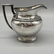 Ornate Vintage 137g R. Wallace & Sons Sterling Silver Creamer