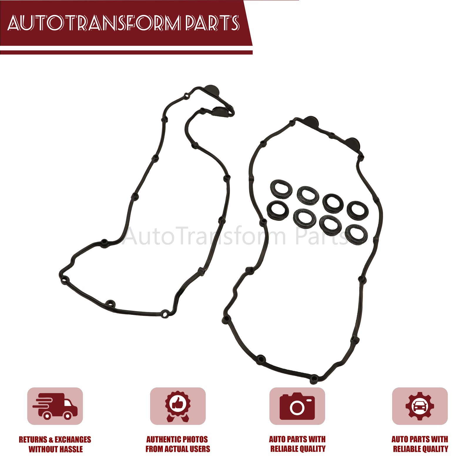 For Maserati Quattroporte GranTurismo Valve Cover Gasket Set AW3420000