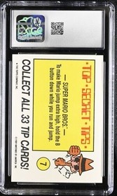 1989 Topps Nintendo Cards CGC 5.5 Game Pack NES Scratch-Off Collectible Graded