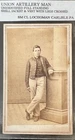 CIVIL WAR CDV PHOTO ARTILLERY MAN/C. L. LOCHMAN ARTIST CARLISLE CUMBERLAND Co PA