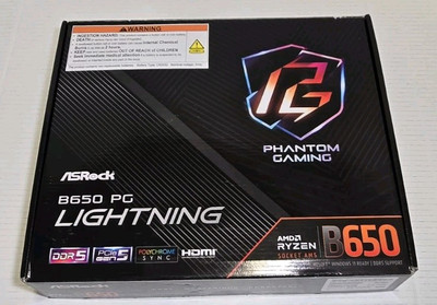 ASRock B650 PG Lightning AMD Ryzen 7000 Series Processors Motherboard NEW