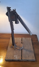 Vintage/ Antique Everedy Bottle Capper Mounted on Wood Stand Made In USA