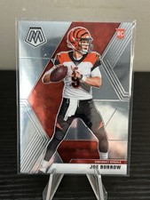 2020 Panini Mosaic #201 Joe Burrow Rookie Card. rookie card picture