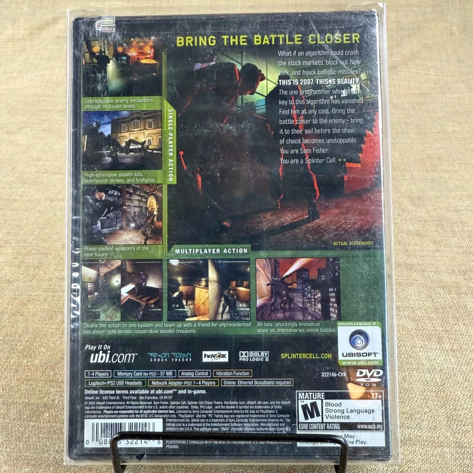 Tom Clancy's Splinter Cell: Chaos Theory -- Limited Edition (Sony PlayStation... - Image 2 of 2