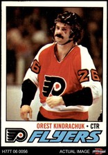 1977 Topps #26 Orest Kindrachuk Flyers 7 - NM