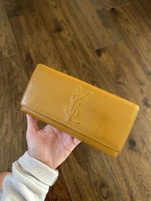 Yves Saint Laurent YSL Belle de Jour Patent Leather Wallet Vintage Authentic
