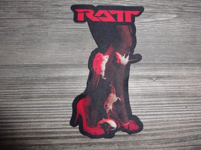 Ratt Patch Shape Laser Cut Import Shape Patch Whitesnake Twisted Sister Dokken