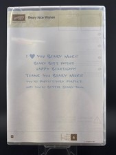 Stampin Up Beary Nice Wishes 118050 Rubber Cling Stamp Birthday Love Well