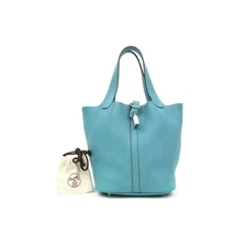 Authentic Hermès  Cowhide Bags Blue Shoulder Bag USA