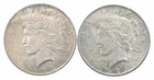 1923 & 1924 & Peace Silver Dollar $1 Bullion Collection Lot *848
