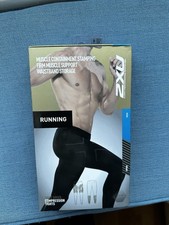 2XU Light Speed Compression Running Tights Men’s Small Black Manufacturing Fault