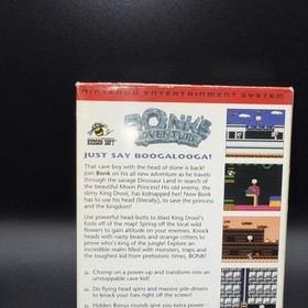 Bonk's Adventure (Nintendo Entertainment System, 1994) NES Just The Box *READ*