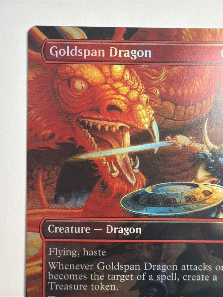 Goldspan Dragon (Rainbow Foil) Secret Lair Drop Foil - Image 2 of 4
