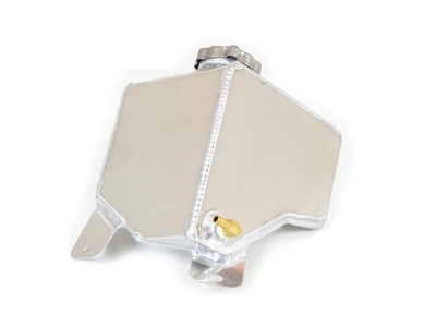 Canton Overflow Tank Rectangular Aluminum Natural 5/16'' Hose Barb Inlet Chevy