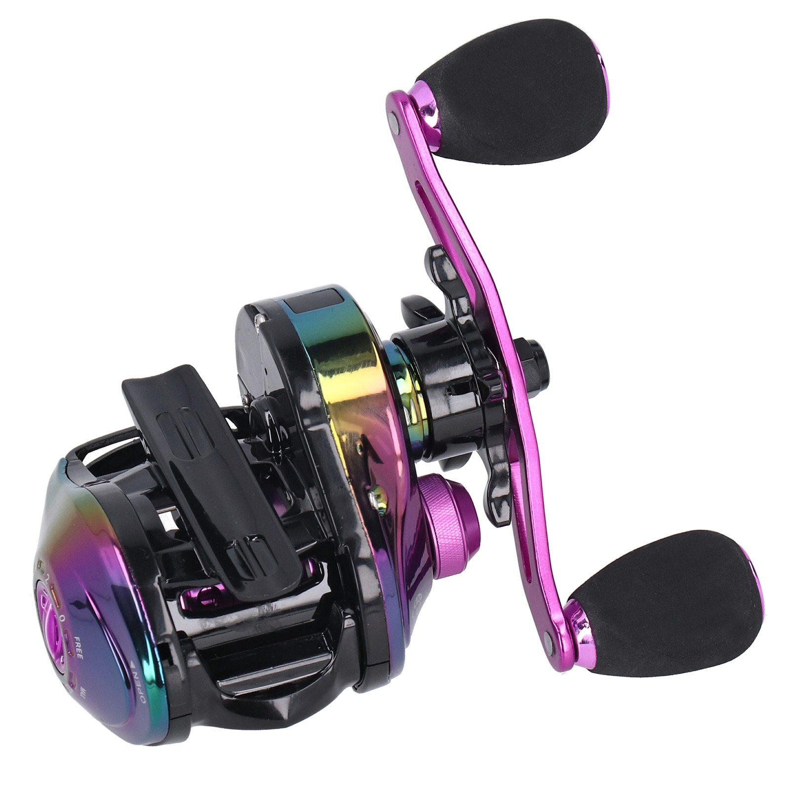 High Speed Ratio 8.1:1 Baitcasting Fishing Reel Metal Lightweight Casting Fishin