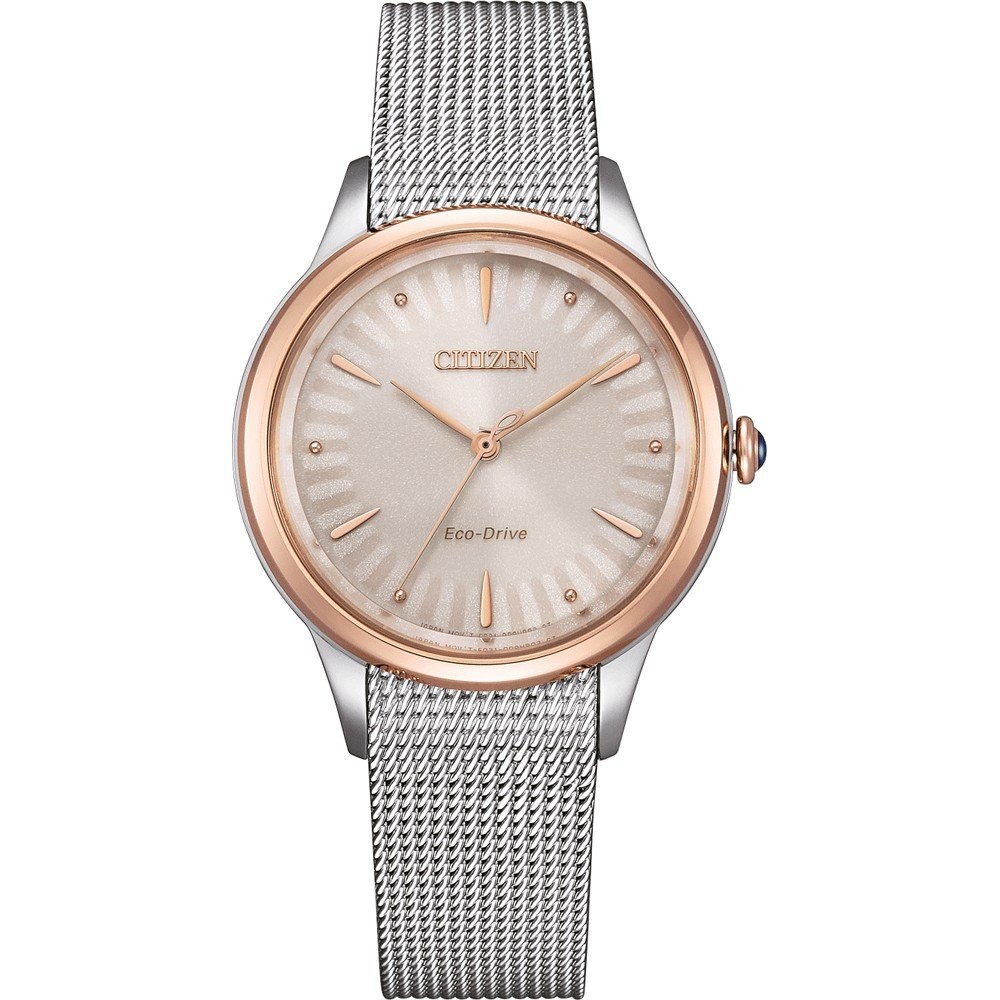 Citizen Silver Womens Analogue Watch L Series EM1156-80X