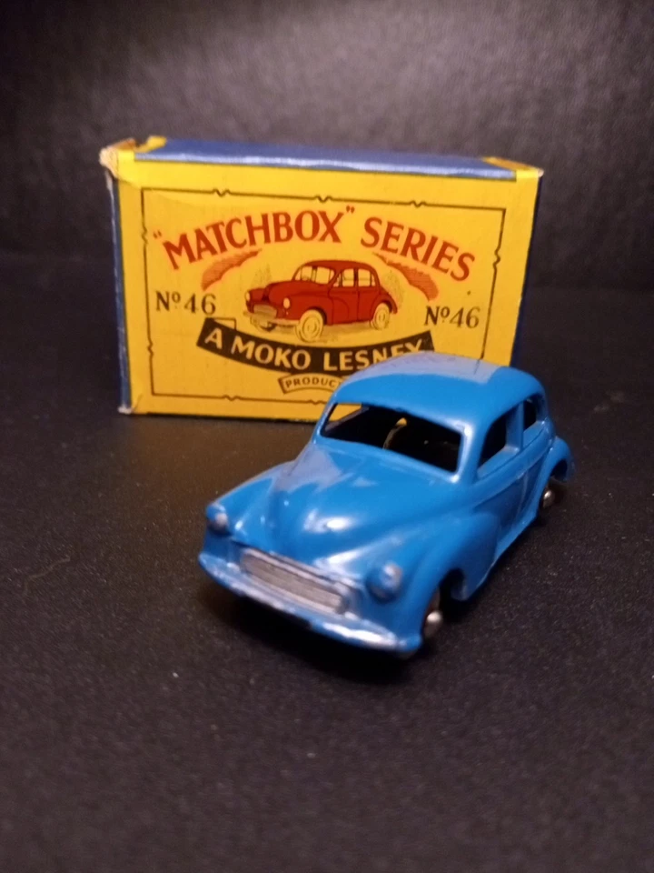 Matchbox Lesney #46A Morris Minor 1000 KT GPW VN/MINT 1958 In Original B3 Box - Image 2 of 4